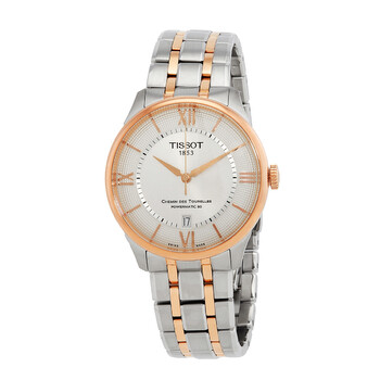 Đồng hồ Tissot Chemin Des Tourelles Automatic mặt bạc nam T1398072203800 chính hãng