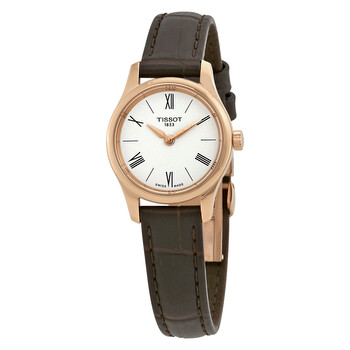 Đồng hồ Tissot Tradition Thin mặt trắng dây da nữ T0630093601800 chính hãng