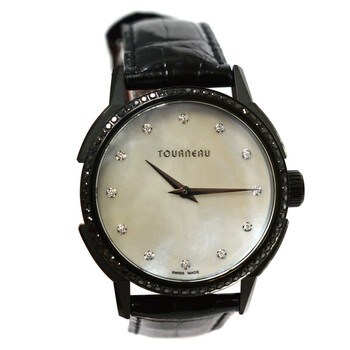 Đồng hồ Tourneau TNY Roventa Quartz kim cương unisex TNY350704001 chính hãng