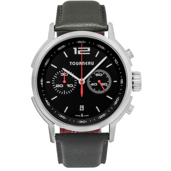 Đồng hồ Tourneau TNY440301001 Chrono Automatic mặt đen cho nam chính hãng