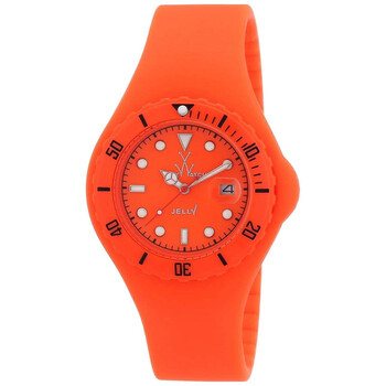 Đồng hồ Toy Watch JY03OR mặt cam dây silicone unisex chính hãng