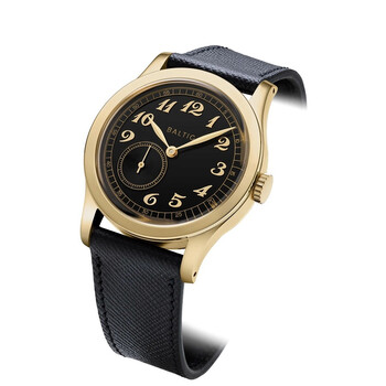 Đồng hồ tự động Baltic MR01 mặt đen dành cho nam MR01GOLDPVD chính hãng