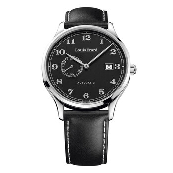 Đồng hồ tự động Louis Erard 1931 mặt đen nam 66226AA22.BVA12 chính hãng