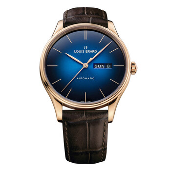 Đồng hồ tự động Louis Erard Heritage mặt xanh nam 72288PR55.BARC80 chính hãng