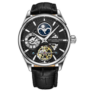 Đồng hồ tự động nam Stuhrling Original Legacy M13599 mặt đen chính hãng
