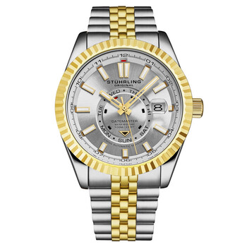 Đồng hồ tự động nam Stuhrling Original Symphony M18243 mặt bạc chính hãng