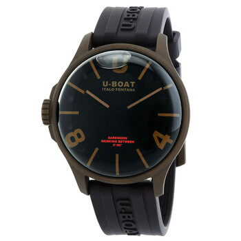 Đồng hồ U-Boat Darkmoon Quartz mặt đen nam 9548 chính hãng