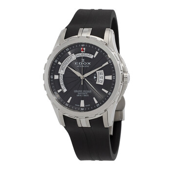 Đồng hồ Edox Grand Ocean Automatic mặt xám nam 83006 3CA GIN chính hãng