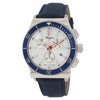 Đồng hồ nam Ferragamo 1898 Sport Chrono Quartz mặt trắng SFYL01322 chính hãng