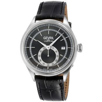 Đồng hồ nam Gevril Empire Automatic mặt đen 48100 chính hãng