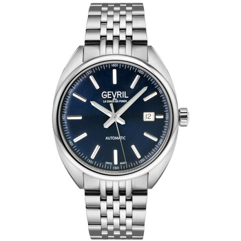 Đồng hồ nam Gevril Five Points Automatic mặt xanh 48701 chính hãng