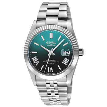 Đồng hồ Gevril Fusion Elite Automatic mặt xanh nam 48962B chính hãng