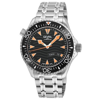 Đồng hồ Gevril Hudson Yards Automatic Mặt Đen Nam 48833B chính hãng