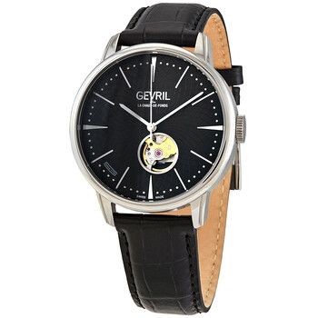 Đồng hồ tự động Gevril Mulberry Open Heart nam 9600 chính hãng