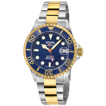 Đồng hồ Gevril Wall Street Automatic Mặt số Xanh Nam 4766B chính hãng