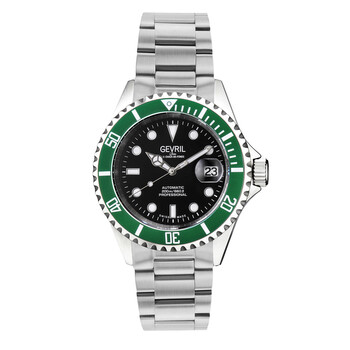 Đồng hồ Gevril Wallstreet Automatic mặt đen cho nam 4852A chính hãng