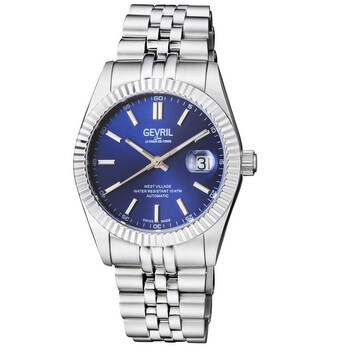 Đồng hồ Gevril West Village Automatic mặt xanh 48900 chính hãng