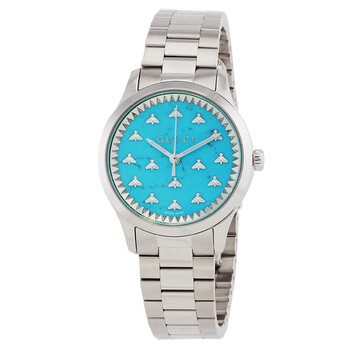 Đồng hồ nữ Gucci G-Timeless mặt đá ngọc lam YA1265044 chính hãng