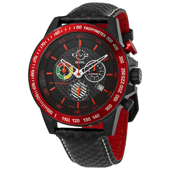 Đồng hồ nam Gv2 By Gevril Scuderia Chronograph Black Dial 9925 chính hãng