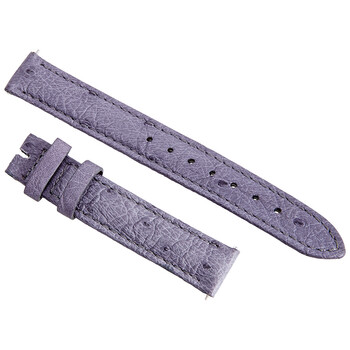 Dây đồng hồ Hadley Roma 14mm da đà điểu xám agate chính hãng