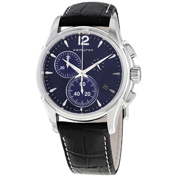 Đồng hồ nam Hamilton Jazzmaster Chronograph mặt xanh H32612741 chính hãng