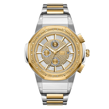 Đồng hồ Jbw Saxon GMT Quartz mặt trắng JB-6101-N chính hãng
