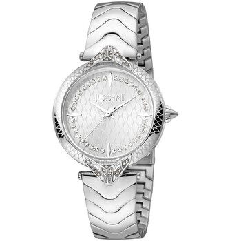Đồng hồ nữ Just Cavalli JC1L238M0045 mặt số bạc rắn rết chính hãng