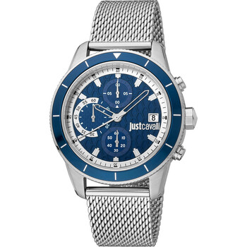 Đồng hồ nam Just Cavalli Maglia JC1G215M0055 mặt xanh quartz chính hãng
