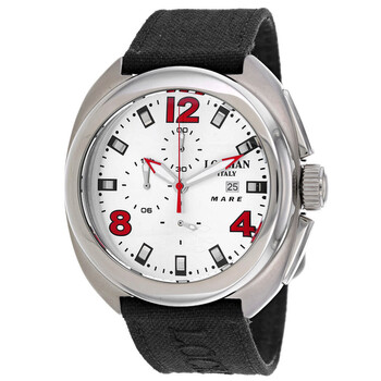Đồng hồ nam Locman Classic Chronograph Quartz mặt bạc 13000AG chính hãng