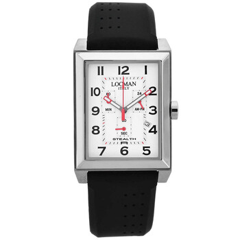 Đồng hồ nam Locman Classic Chronograph Quartz mặt trắng 242WH2bk chính hãng