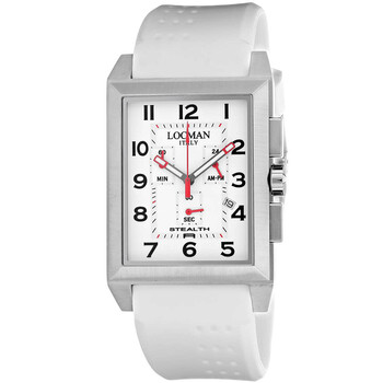 Đồng hồ nam Locman Classic Chronograph 242WH2BK/WH mặt trắng chính hãng