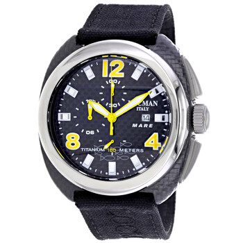 Đồng hồ Locman Classic Chronograph Quartz mặt đen nam 134CRBYL/BK chính hãng