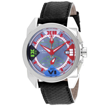 Đồng hồ Locman Classic Quartz mặt xanh cho nam 161GRAY/BK chính hãng