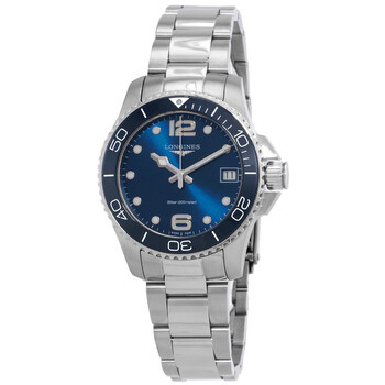 Đồng hồ nữ Longines Hydroconquest Quartz mặt xanh L3.370.4.96.6 chính hãng