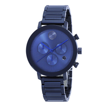 Đồng hồ nữ Movado Bold Evolution Chronograph mặt xanh 3600790 chính hãng