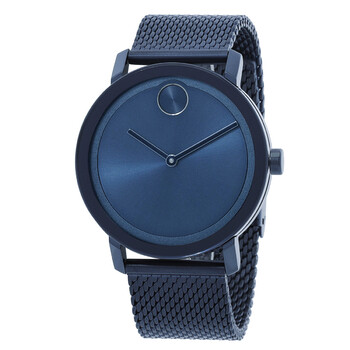 Đồng hồ nam Movado Bold Evolution Quartz mặt xanh 3600793 chính hãng