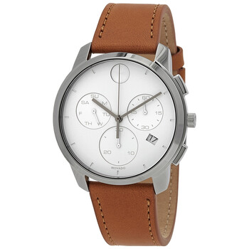 Đồng hồ nam Movado Bold Thin Chronograph mặt trắng 3600631 chính hãng