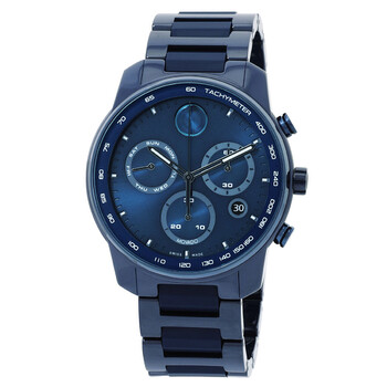 Đồng hồ nam Movado Bold Verso Chronograph mặt xanh 3601117 chính hãng