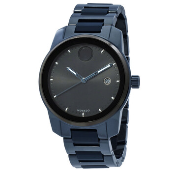 Đồng hồ nam Movado Bold Verso Quartz mặt đen 3600728 chính hãng