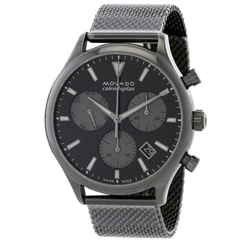 Đồng hồ nam Movado Heritage Chronograph mặt đen 3650153 chính hãng