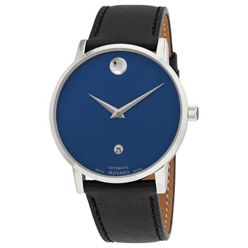 Đồng hồ nam Movado Museum Classic Automatic mặt xanh 0607565 chính hãng