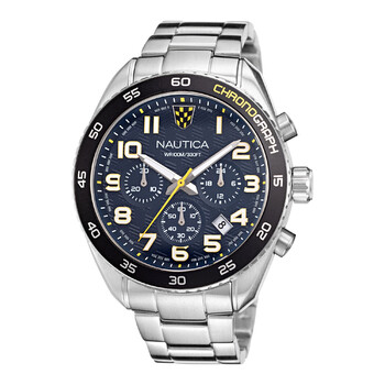 Đồng hồ nam Nautica Key Biscayne Chronograph mặt xanh NAPKBS227 chính hãng