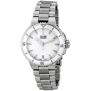 Đồng hồ nữ Oris Aquis Date Thép & Gốm 733-7652-4156MB chính hãng