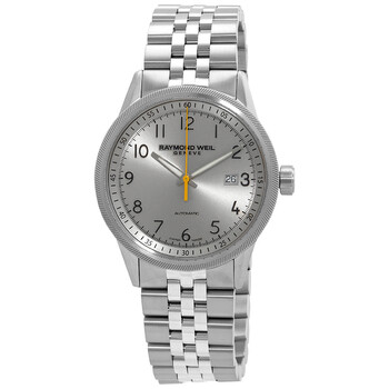 Đồng hồ tự động Raymond Weil Freelancer mặt bạc 2734-ST-05650 chính hãng