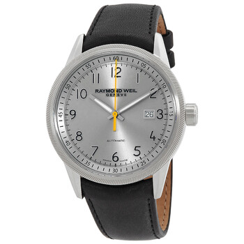 Đồng hồ tự động Raymond Weil Freelancer mặt bạc nam 2734-STC-05650 chính hãng