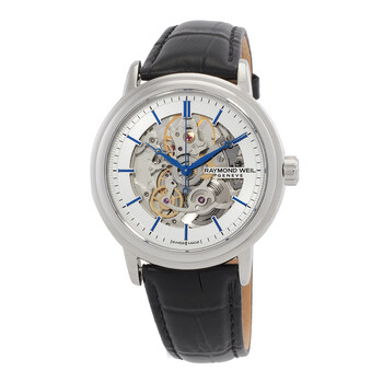 Đồng hồ Raymond Weil Maestro Automatic mặt bạc 2815-STC-65005 nam chính hãng