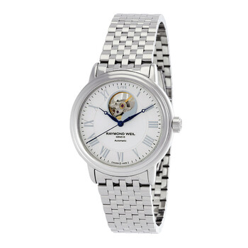 Đồng hồ nam Raymond Weil Maestro Automatic mặt trắng 2827-ST-00308 chính hãng