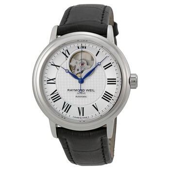 Đồng hồ nam Raymond Weil Maestro mặt bạc 2827-STC-00659 chính hãng