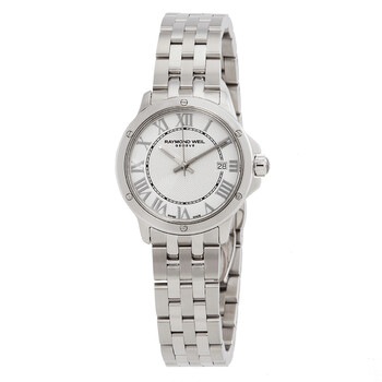 Đồng hồ nữ Raymond Weil Tango Quartz mặt trắng 5391-ST-00308 chính hãng