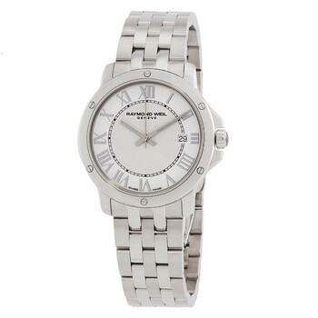 Đồng hồ nam Raymond Weil Tango Quartz mặt trắng 5591-ST-00308 chính hãng